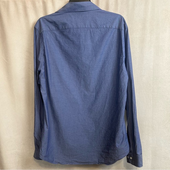 Tommy Hilfiger Chambray Patterned Slim Fit Button Up - Picture 2 of 4